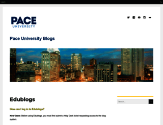 blogs.pace.edu screenshot