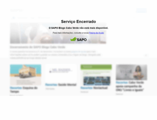 blogs.sapo.cv screenshot