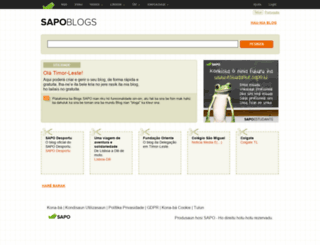 blogs.sapo.tl screenshot