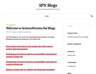 blogs.scienceforums.net screenshot