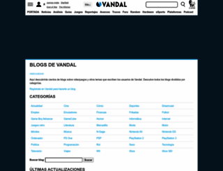 blogs.vandal.net screenshot