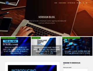blogs.verisign.com screenshot