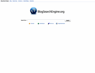 blogsearchengine.org screenshot