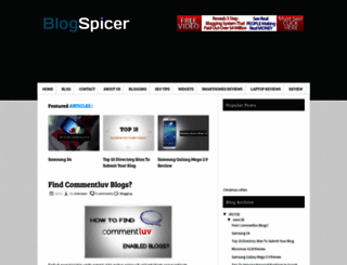 blogspicertemplate.blogspot.in screenshot