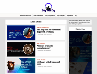 blogthatdog.com screenshot