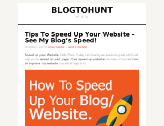 blogtohunt.com screenshot