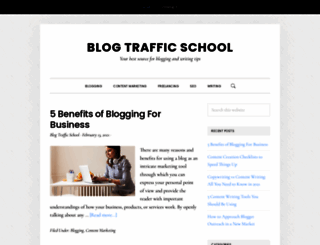 blogtrafficschool.com screenshot