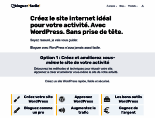 bloguerfacile.fr screenshot