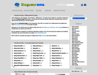blogueurama.com screenshot
