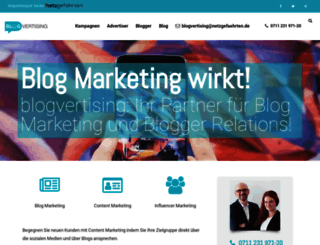 blogvertising.de screenshot
