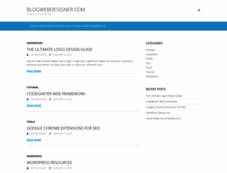 blogwebdesigner.com screenshot