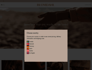blomdahl.com screenshot