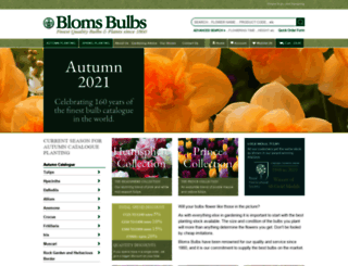 blomsbulbs.com screenshot