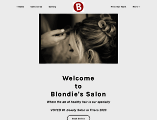 blondiestexas.com screenshot
