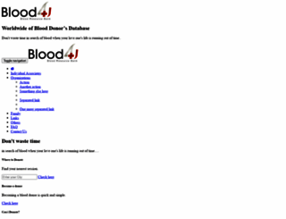 blood4u.com screenshot