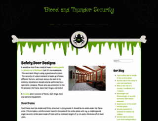 bloodandthunder.org screenshot