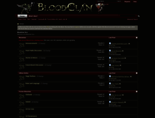 bloodclan.org screenshot