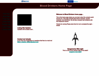 blooddrinkers.freeservers.com screenshot