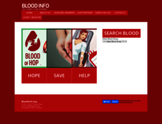 bloodinfo.org screenshot