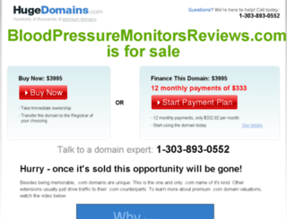 bloodpressuremonitorsreviews.com screenshot