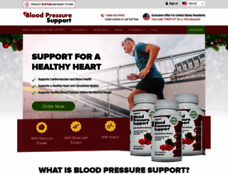 bloodpressuresupport.net screenshot