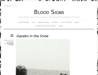 bloodsignsblog.com screenshot