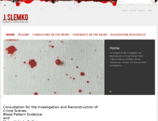 bloodspatter.com screenshot