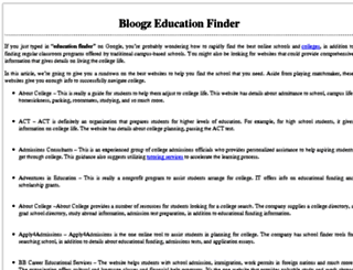 bloogz.com screenshot