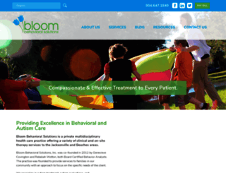 bloom-behavioral-solutions.com screenshot