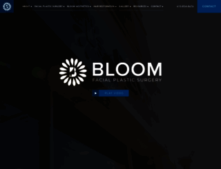 bloomfacialplastics.com screenshot