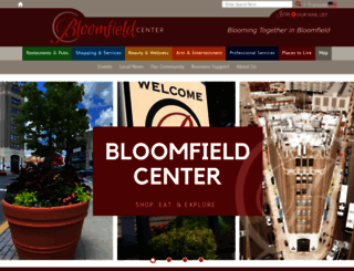 bloomfieldcenter.com screenshot