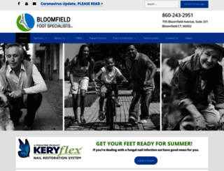 bloomfieldfootcare.com screenshot