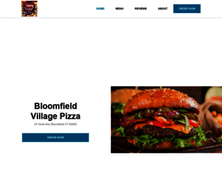 bloomfieldvillagepizza.net screenshot