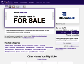 bloomgeek.com screenshot