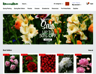 bloomingbulb.com screenshot