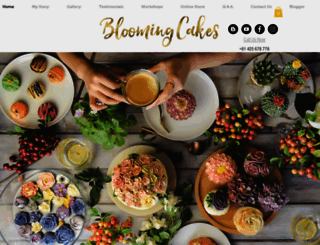 bloomingcakes.com.au screenshot
