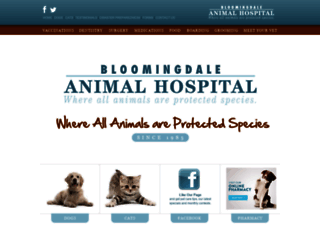 bloomingdaleanimalhospital.com screenshot