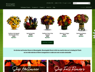 bloomingdalefloristandgifts.com screenshot