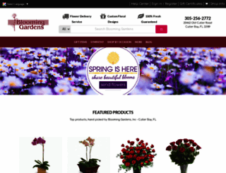 bloominggardens.net screenshot