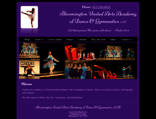bloomingtondanceandgymnastics.com screenshot