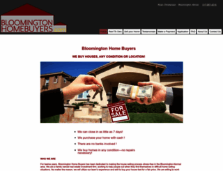 bloomingtonhomebuyers.com screenshot