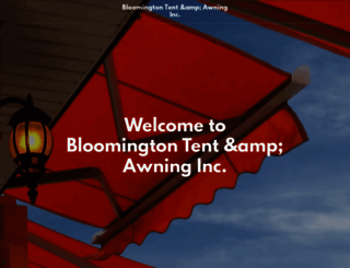 bloomingtontent-awning.com screenshot