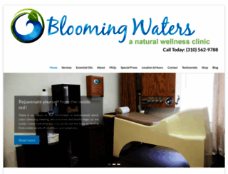 bloomingwaters.com screenshot
