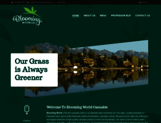 bloomingworldcannabis.com screenshot