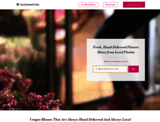 bloomnation.com screenshot