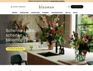 bloomon.de screenshot