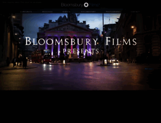 bloomsburyfilms.com screenshot