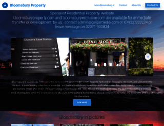 bloomsburyproperty.com screenshot