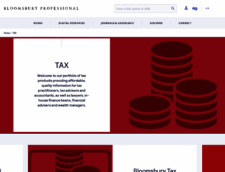 bloomsburytaxonline.com screenshot