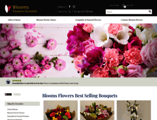 bloomsflowers.ie screenshot